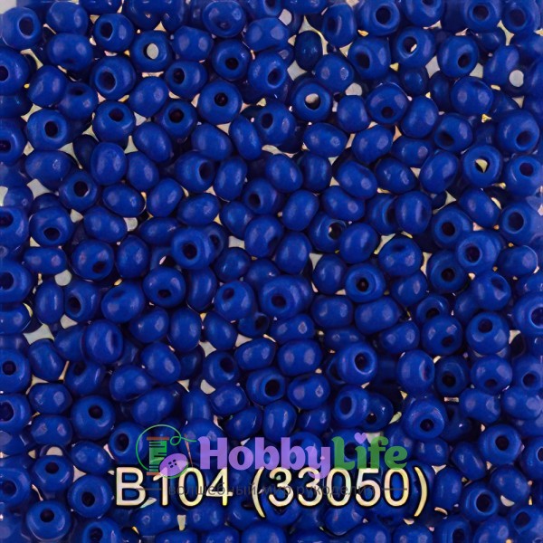 Бисер Чехия "Gamma" круглый 2 10/0 2,3 мм яр.синий (33050)