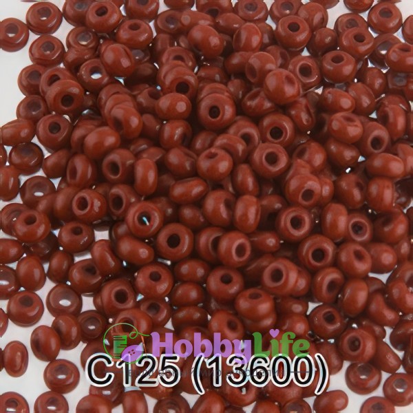 Бисер Чехия "Gamma" круглый 3 10/0 2,3 мм коричневый (13600)