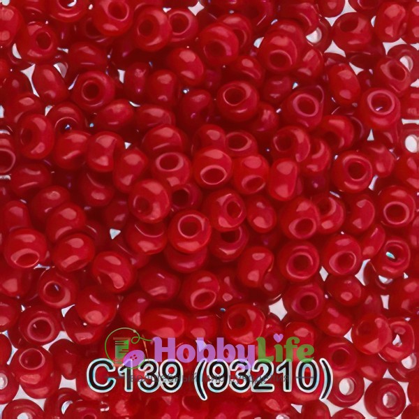 Бисер Чехия "Gamma" круглый 3 10/0 2,3 мм бордовый (93210)