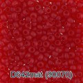 Бисер Чехия "Gamma" круглый 4 10/0 2,3 мм 5 г красный матовый (90070)