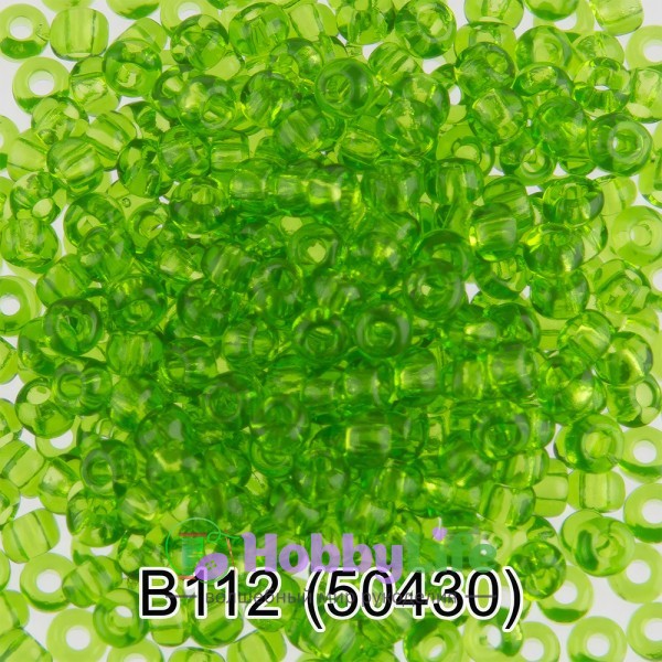 Бисер Чехия "Gamma" круглый 2 10/0 2,3 мм т.салатовый (50430)