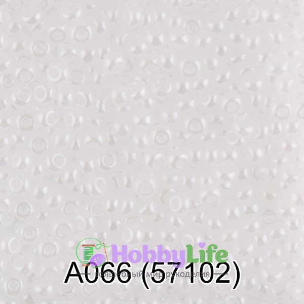 Бисер Чехия "Gamma" круглый 1 10/0 2,3 мм 5 г белый (57102)