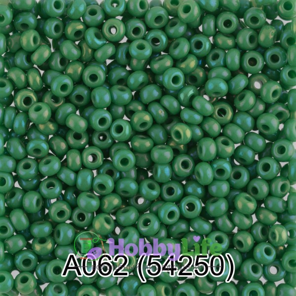 Бисер Чехия "Gamma" круглый 1 10/0 2,3 мм 5 г зелёный/меланж (54250)