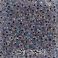 Бисер Чехия "Gamma" круглый 1 10/0 2,3 мм 5 г серый/меланж (57549)