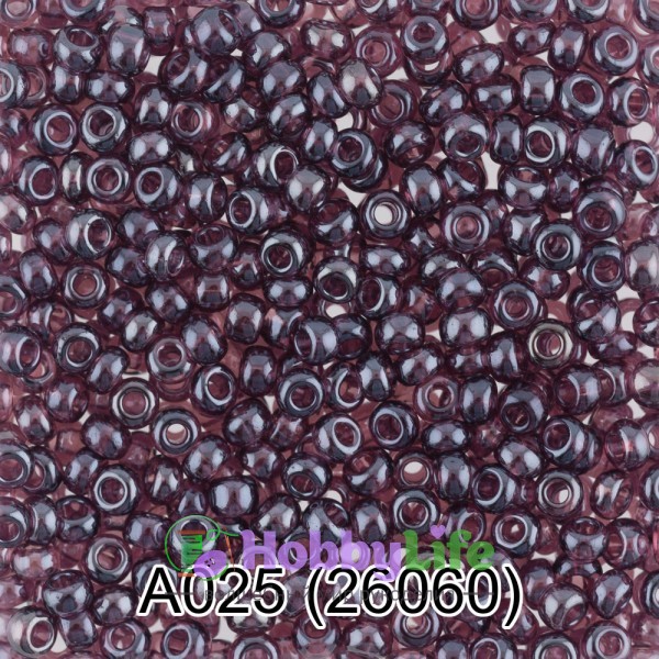 Бисер Чехия "Gamma" круглый 1 10/0 2,3 мм 5 г сливовый (26060)