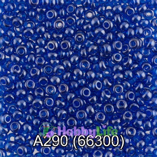 Бисер Чехия "Gamma" круглый 1 10/0 2,3 мм 5 г синий (66300)