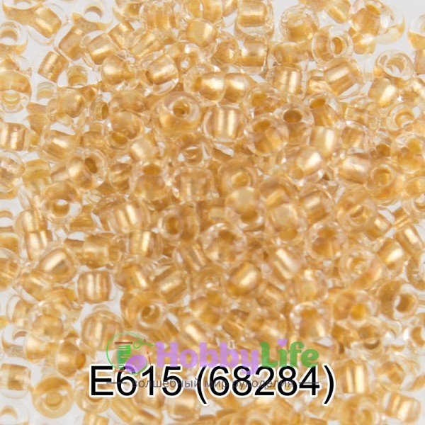 Бисер Чехия "Gamma" круглый 5 10/0 2,3 мм 5 г золотистый (68284)