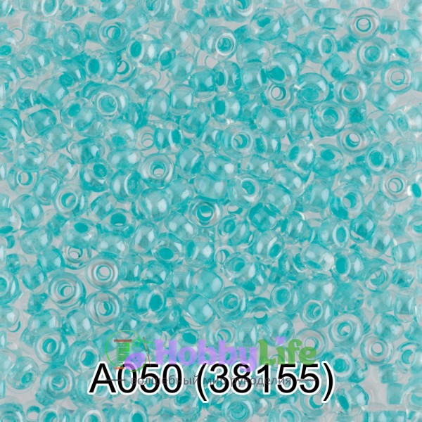 Бисер Чехия "Gamma" круглый 1 10/0 2,3 мм 5 г св.бирюзовый (38155)