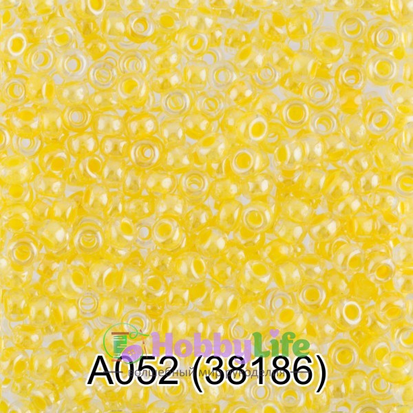 Бисер Чехия "Gamma" круглый 1 10/0 2,3 мм 5 г жёлтый (38186)