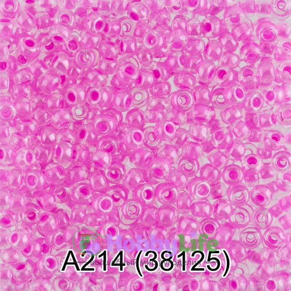 Бисер Чехия "Gamma" круглый 1 10/0 2,3 мм 5 г малиновый (38125)