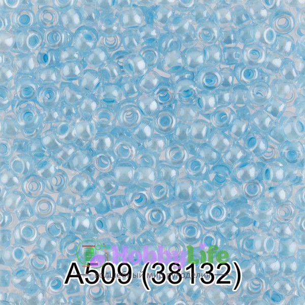 Бисер Чехия "Gamma" круглый 1 10/0 2,3 мм 5 г св.голубой (38132)