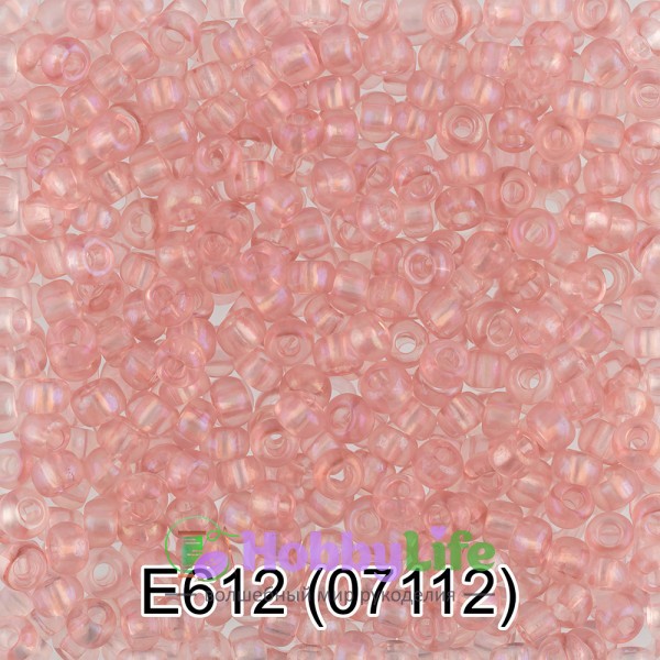 Бисер Чехия "Gamma" круглый 5 10/0 2,3 мм 5 г бледно-розовый (07112)