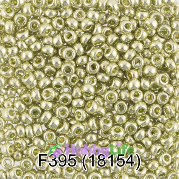 Бисер Чехия "Gamma" круглый 6 10/0 2,3 мм 5 г фисташковый/металлик (18154)