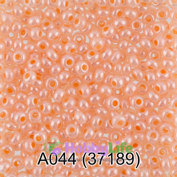 Бисер Чехия "Gamma" круглый 1 10/0 2,3 мм 5 г персиковый (37189)