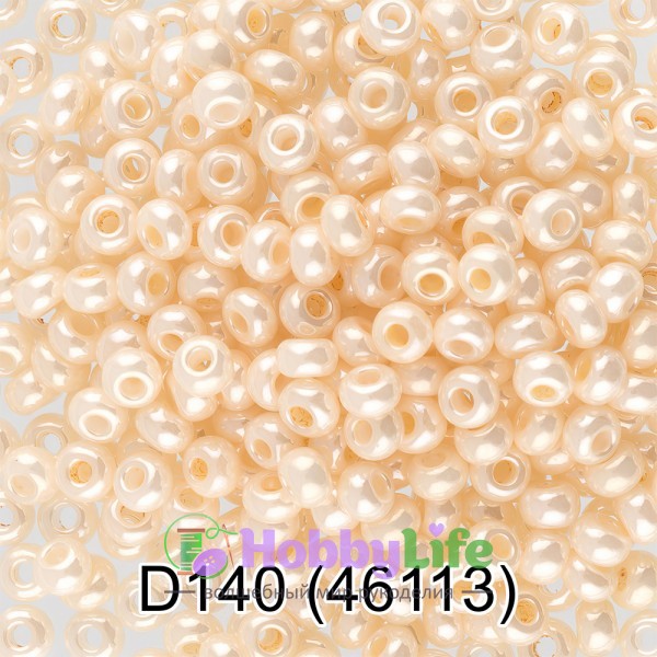 Бисер Чехия "Gamma" круглый 4 10/0 2,3 мм 5 г под жемчуг (46113)