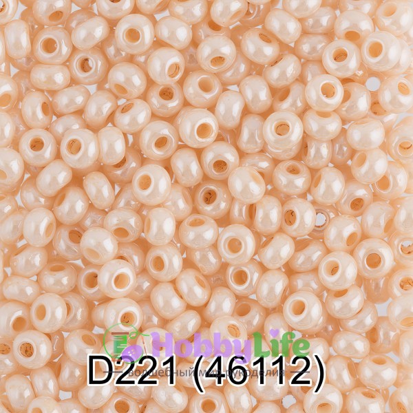 Бисер Чехия "Gamma" круглый 4 10/0 2,3 мм 5 г под жемчуг (46112)