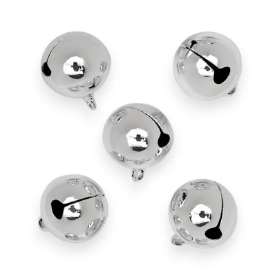 Бубенцы 20 мм (10 шт), серебро