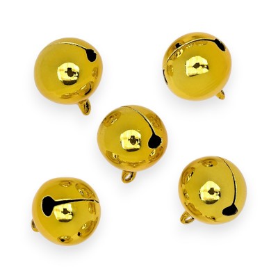 Бубенцы 20 мм (10 шт), золото