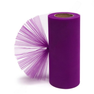 Фатин в шпульках 15 см (1 м), темно-сиреневый №23