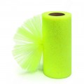 Фатин с блестками 15 см (1 м), лаймовый №29