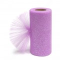 Фатин с блестками 15 см (1 м), сиреневый №14
