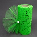 Фатин с пайетками 15 см (1 м), зеленый №40