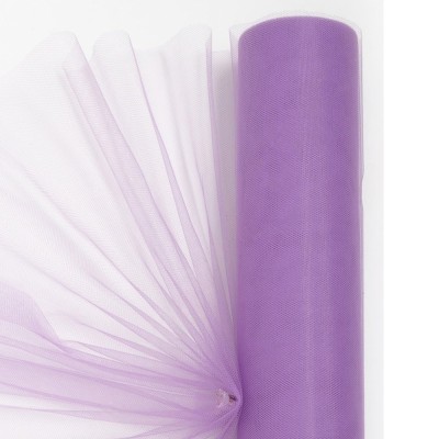 Фатин однотонный 50 см (1 м), фиолетовый №32