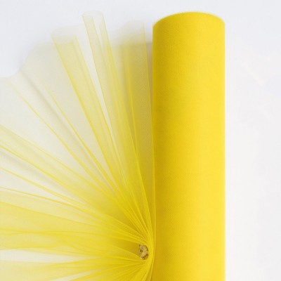 Фатин однотонный 50 см (1 м), желтый №10