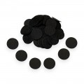 Фетровые кружочки 3 см (50 шт), черный Фетровые кружочки 3 см (50 шт), черный