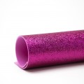 Глиттерный фоамиран А4, 2 мм Premium, фукси №004