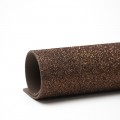Глиттерный фоамиран А4, 2 мм Premium, шоколадный №014