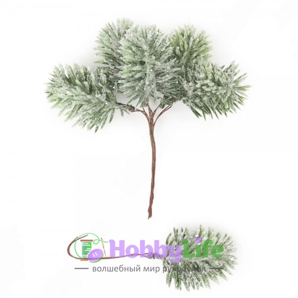 Веточка декоративная 15 см (6 шт), №7