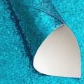 Кожзам с крупными блестками 20*30 см (1 лист), бирюзовый №11