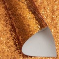 Кожзам с крупными блестками 20*30 см (1 лист), медный №6