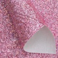 Кожзам "Блестки и пайетки" 20*30 см (1 лист), розовый №8