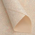 Кожзам с блестками 20*30 см (1 лист), светло-персиковый №10