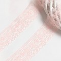 Кружево 3,7 см ажурное (1 м), нежно-розовый №6