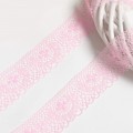Кружево 3,7 см ажурное (1 м), светло-розовый №5