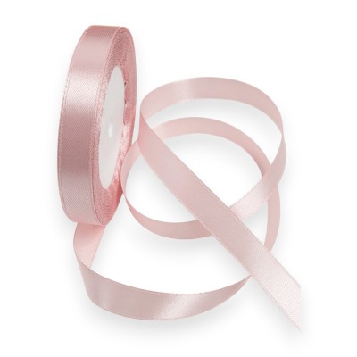 Лента атласная 1,2 см*23 м, пепельно-розовый №041