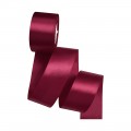 Лента атласная 5 см*23 м, бордовый №037
