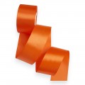 Лента атласная 5 см*23 м, оранжевый №144