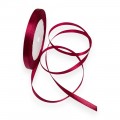 Лента атласная 0,6 см*23 м, бордовый №037