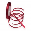 Лента атласная 0,6 см*23 м, бордовый №033