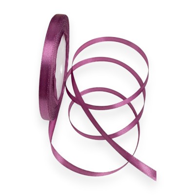 Лента атласная 0,6 см*23 м, вишневая пенка №171 Лента атласная 0,6 см*23 м, вишневая пенка №171