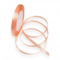 Лента атласная 0,6 см*23 м, темно-персиковый №088