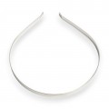 Ободки для волос металл 6 мм (1 шт), серебро