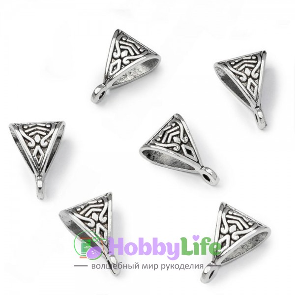 Бейл 10 мм (1 шт), серебро