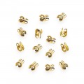 Каллоты для бижутерии 5 мм (1 шт), золото