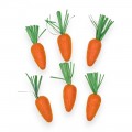 Пасхальный декор "Морковка" 4 см (6 шт) Пасхальный декор "Морковка" 4 см (6 шт)
