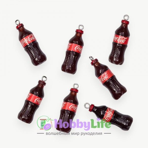 Подвеска "Бутылочка" 1*3 см (1 шт) №1